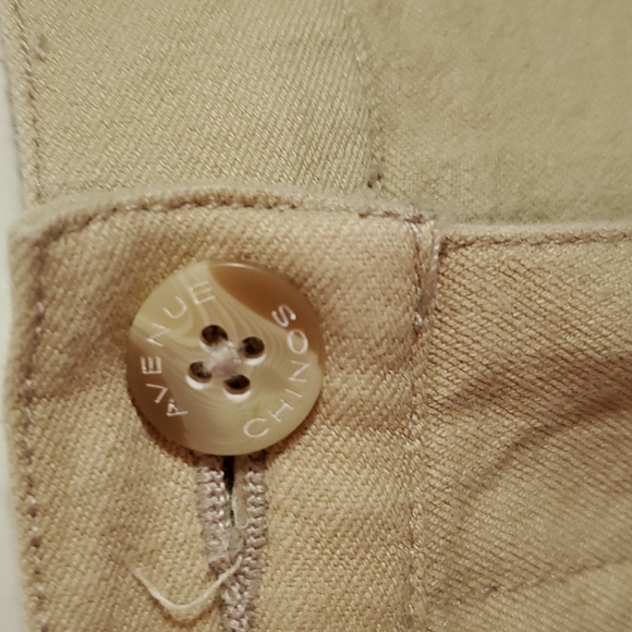 AVENUE Women's Petite Chinos Cream Pants-EUC-Sz 20P - Picture 4 of 12